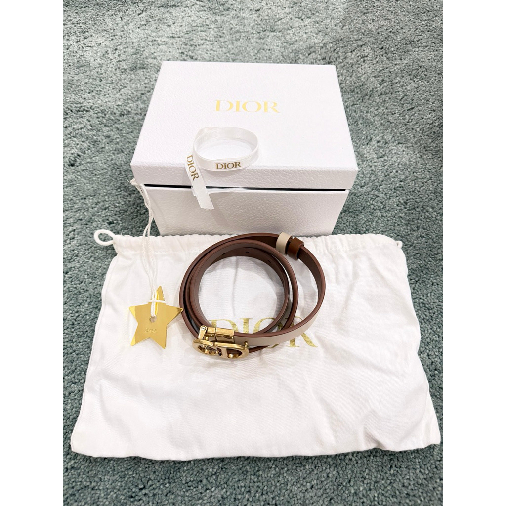 DIOR REVERSIBLE Belt Ikat Pinggang