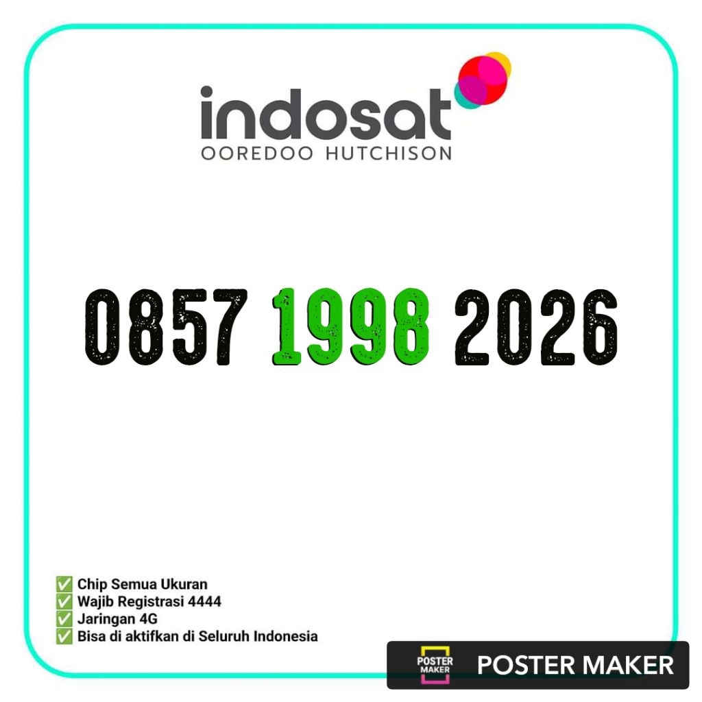 Indosat Superrr TAHUN 2O26 cantik 4G LTE BONUS KUOTA INTERNET MURAH