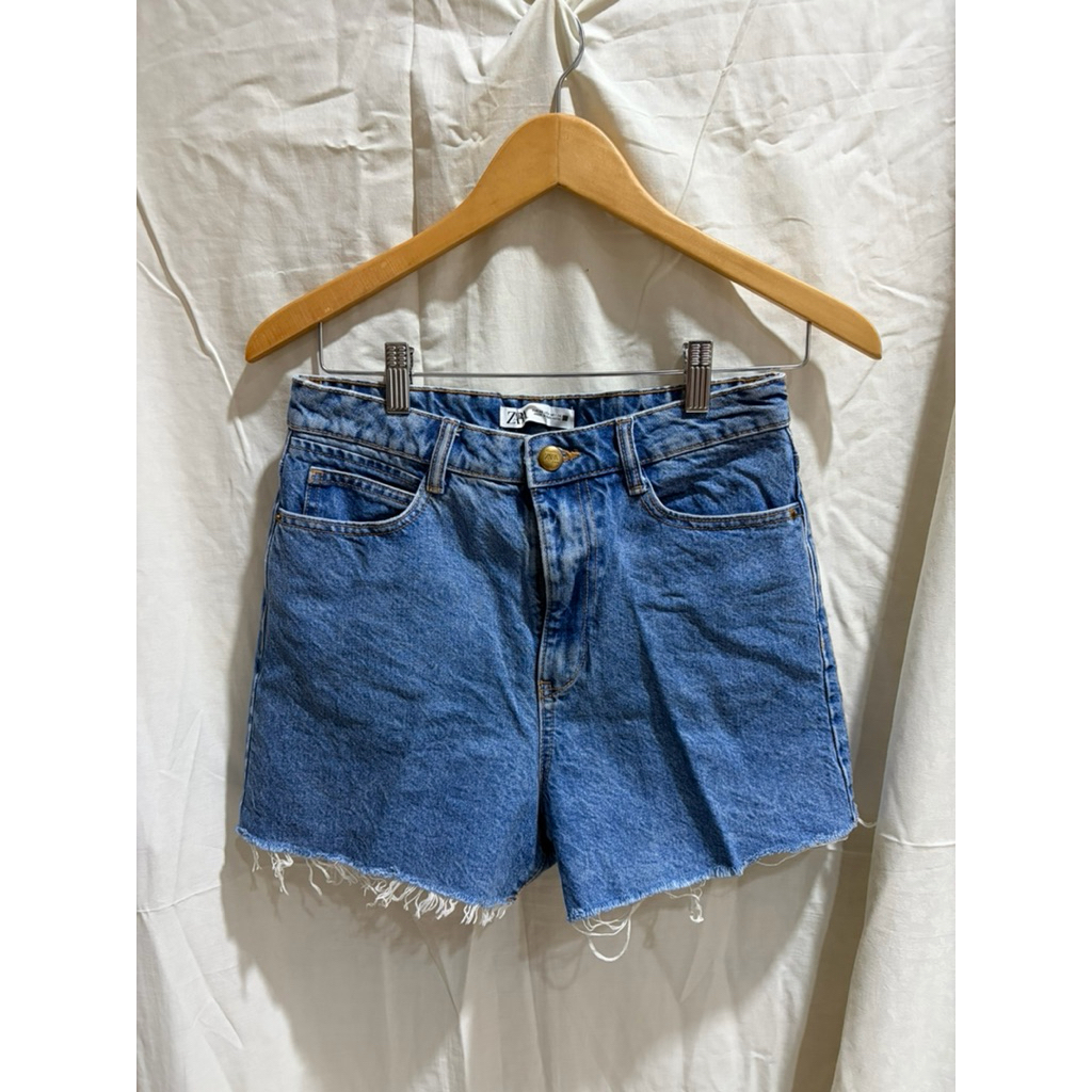 PRELOVED Second JUAL Celana Pendek Wanita Zara Denim Shortpants Women size 36