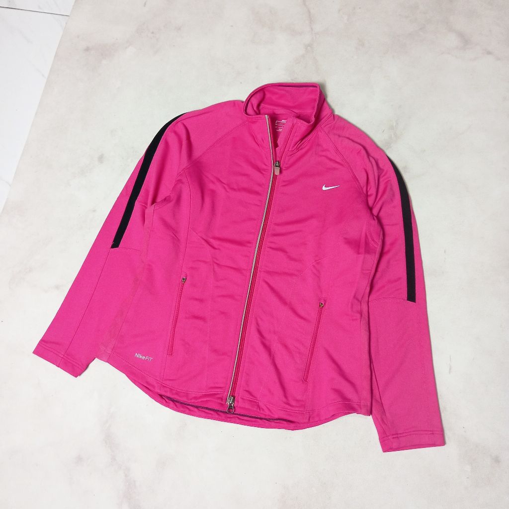 Jaket Tracktop Nike Reflective Pria Wanita Second Bekas