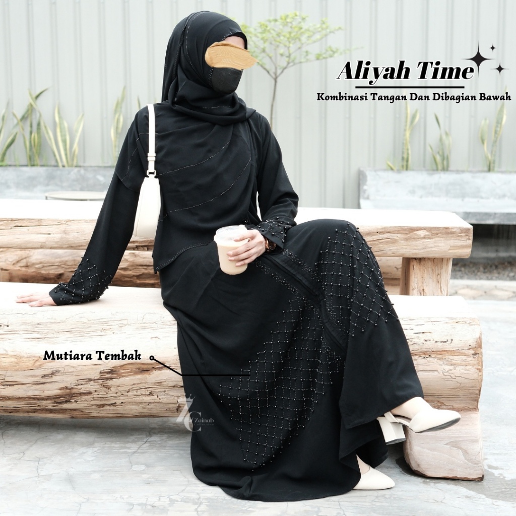 { ALIYAH ABAYA } abaya  remaja by zainab collection