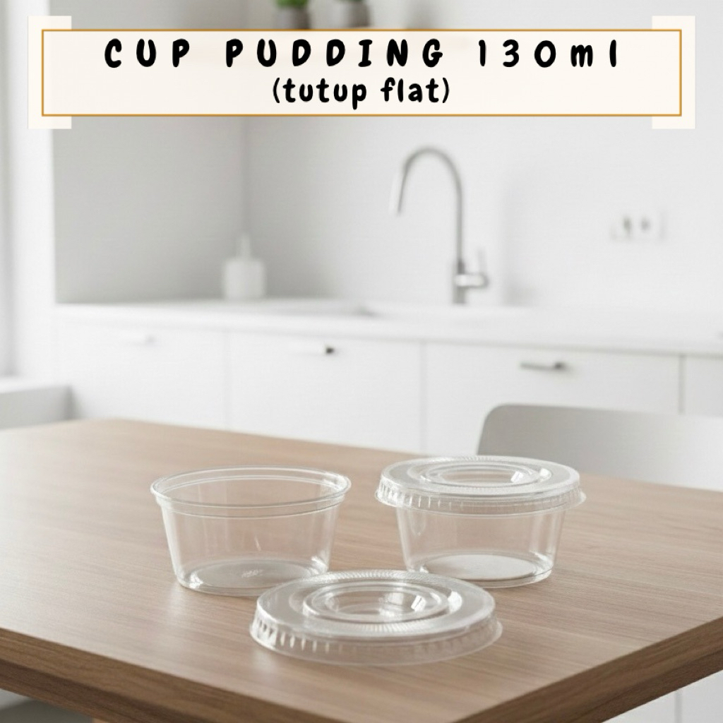 PEMBELIAN KELIPATAN 50 PCS CUP PUDING 130ML / CUP PUDING PUYO / CUP PUDING 130ML / PUDING / CUP JELL