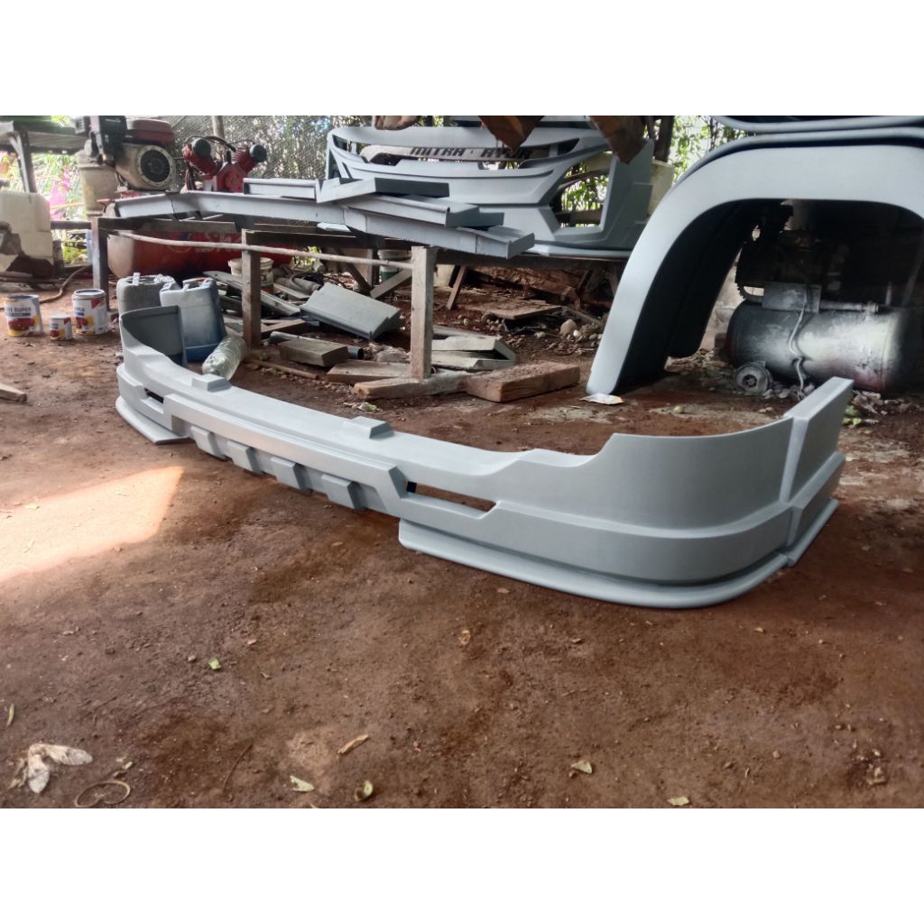 SPOILER TAMBAHAN BAMPER MINIMALIS MODEL TERBARU PLAT BESI UNTUK TRUK DOBEL DAN ENGKEL RAGASA,DYNADUT