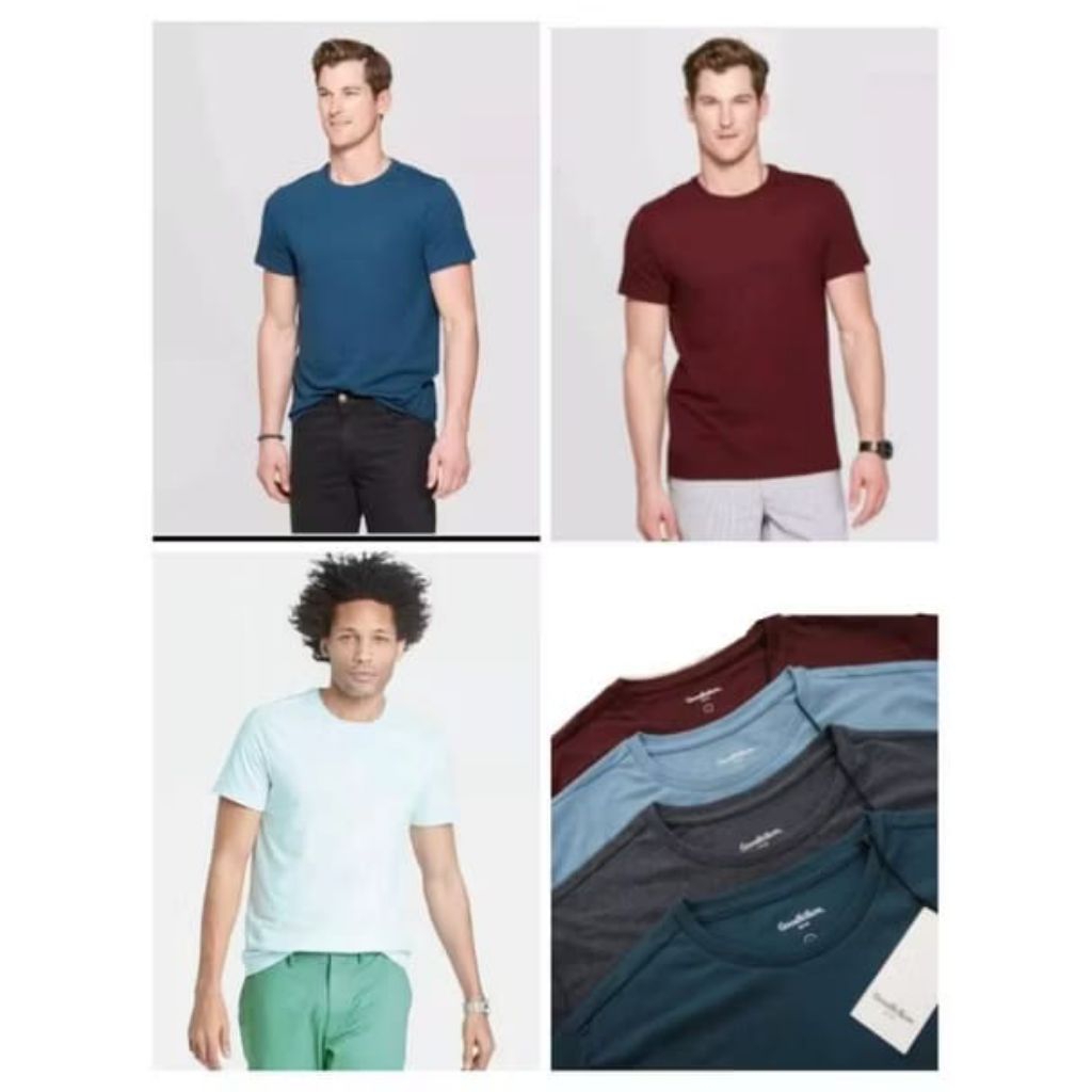 Goodfellow Co Unisex T-Shirt - Kaos katun Pria/Wanita Original