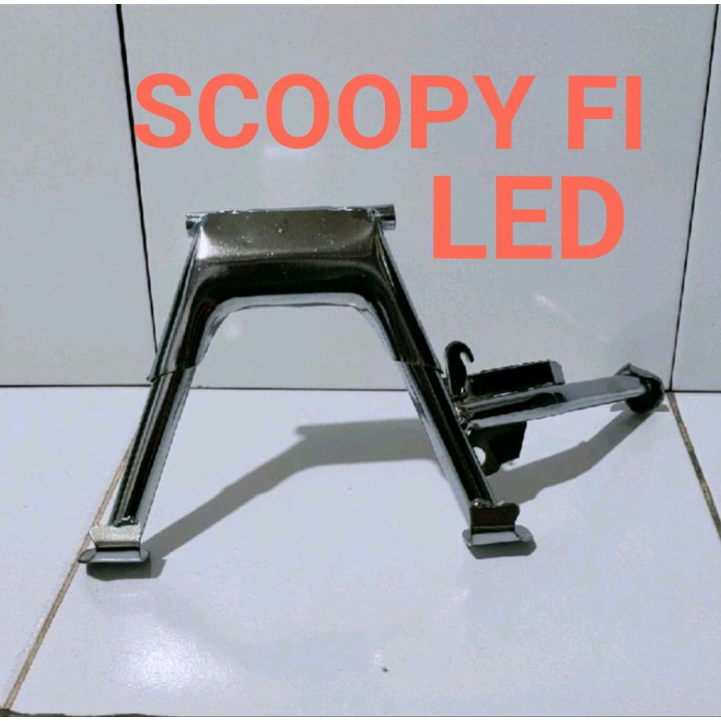 STANDAR TENGAH / STANDAR 2 CHROME SCOOPY FI LED