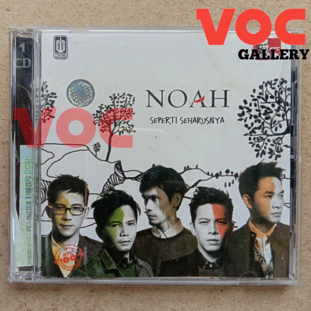 KFC Compact Disc CD Noah Seperti Seharusnya Kondisi Bekas