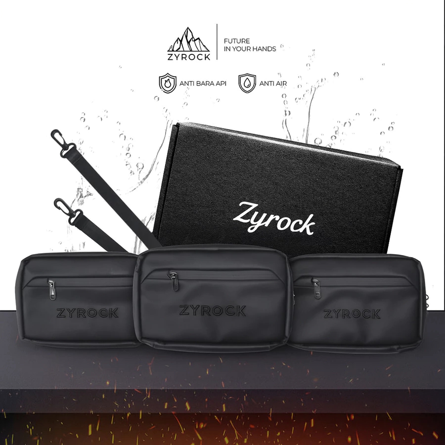 Zyrock Triple Premium Handbag Waterproof Tas Selempang Pria