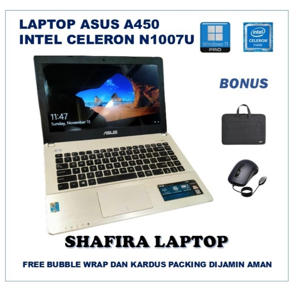 Laptop Asus A450 Laptop Pekerja Mahasiswa Pelajar SSD