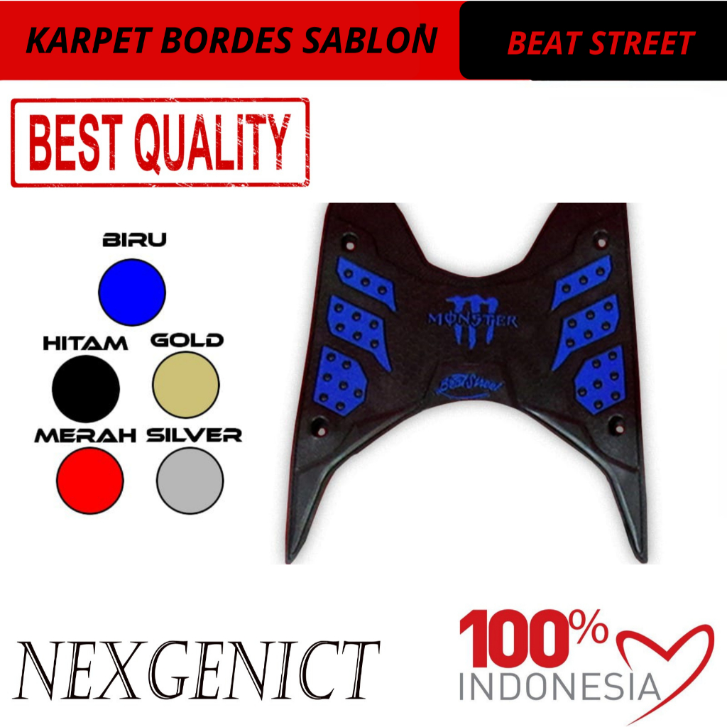 Karpet Motor Beat Street Karpet Bordes Sablon Beat Street