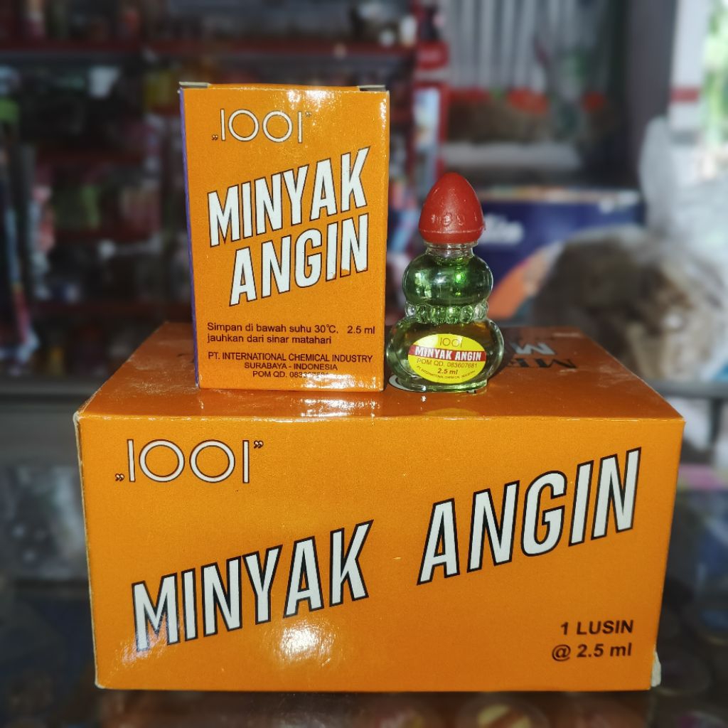 1 biji MINYAK ANGIN 1001 PAK PUNG (PPO) isi 2,5ml ORIGINAL