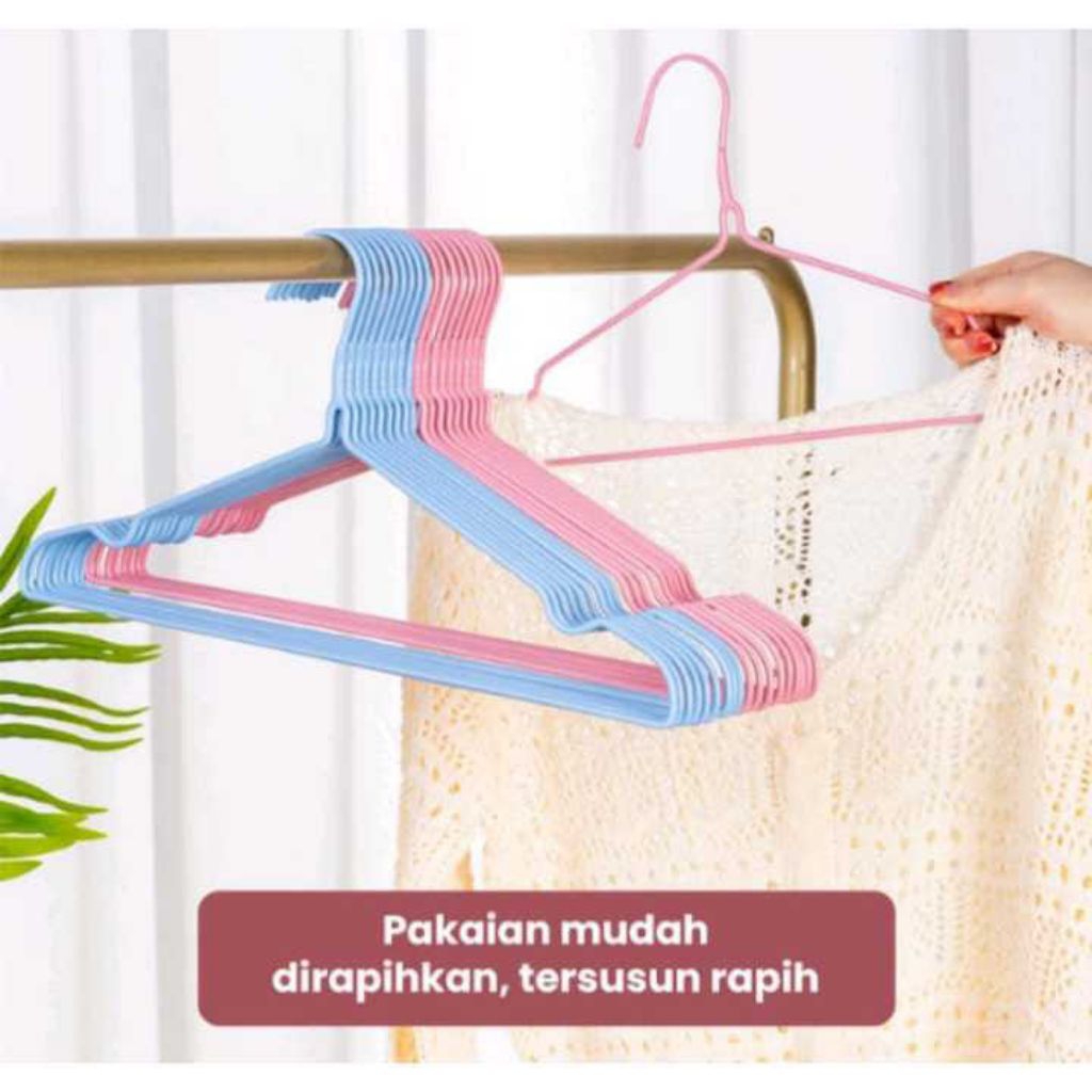 Termurah Hanger Warna / Hanger Stainless Gantungan Baju