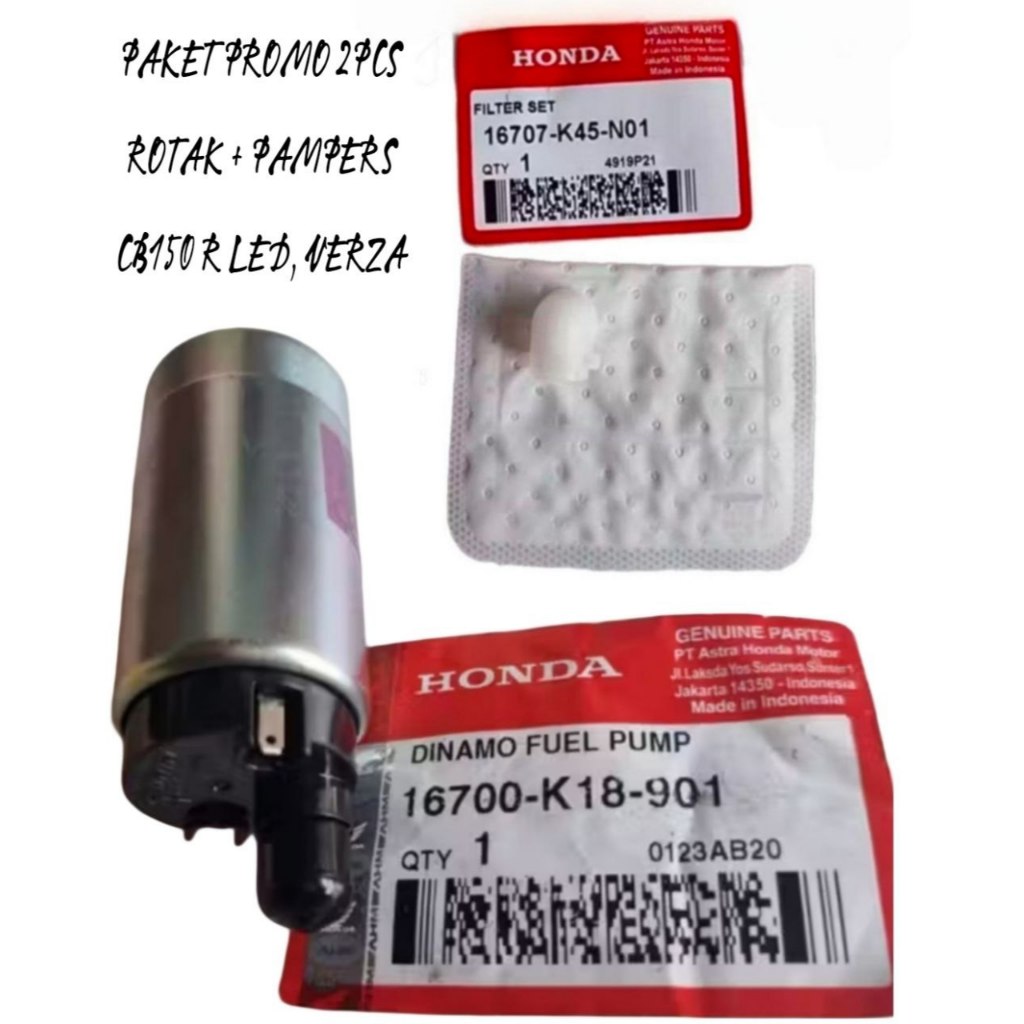 PROMO ROTAK + PAMPERS 2PCS CB150R LED, VERZA ORI IMPOR HONDA