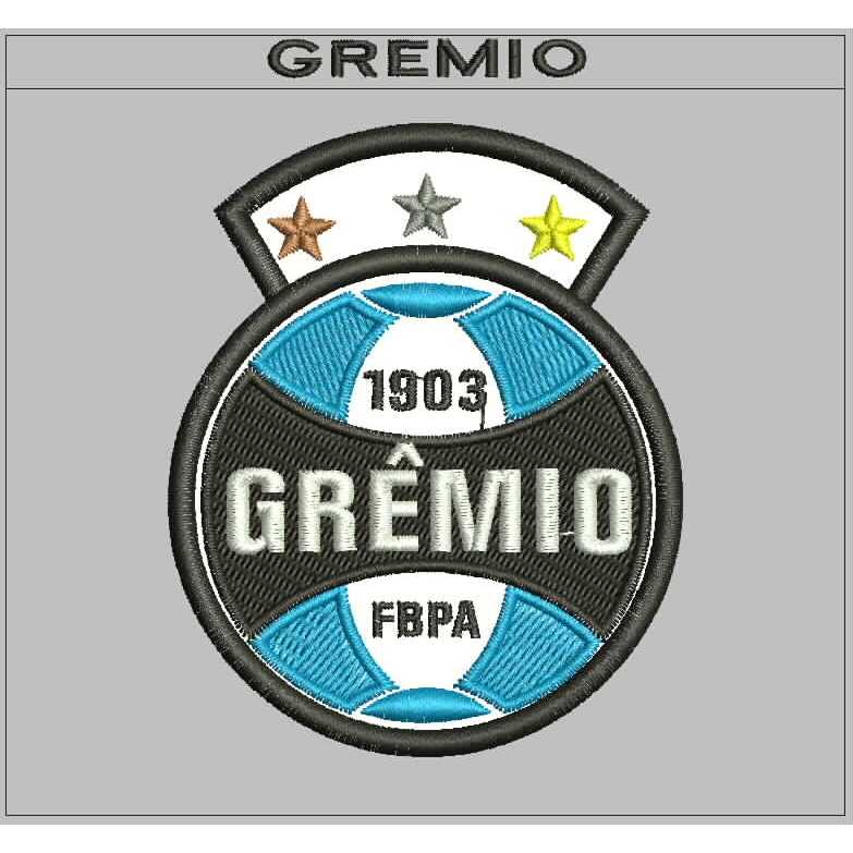 PATCH BORDIR GREMIO LOGO EMBLEM EMBROIDERY RBC