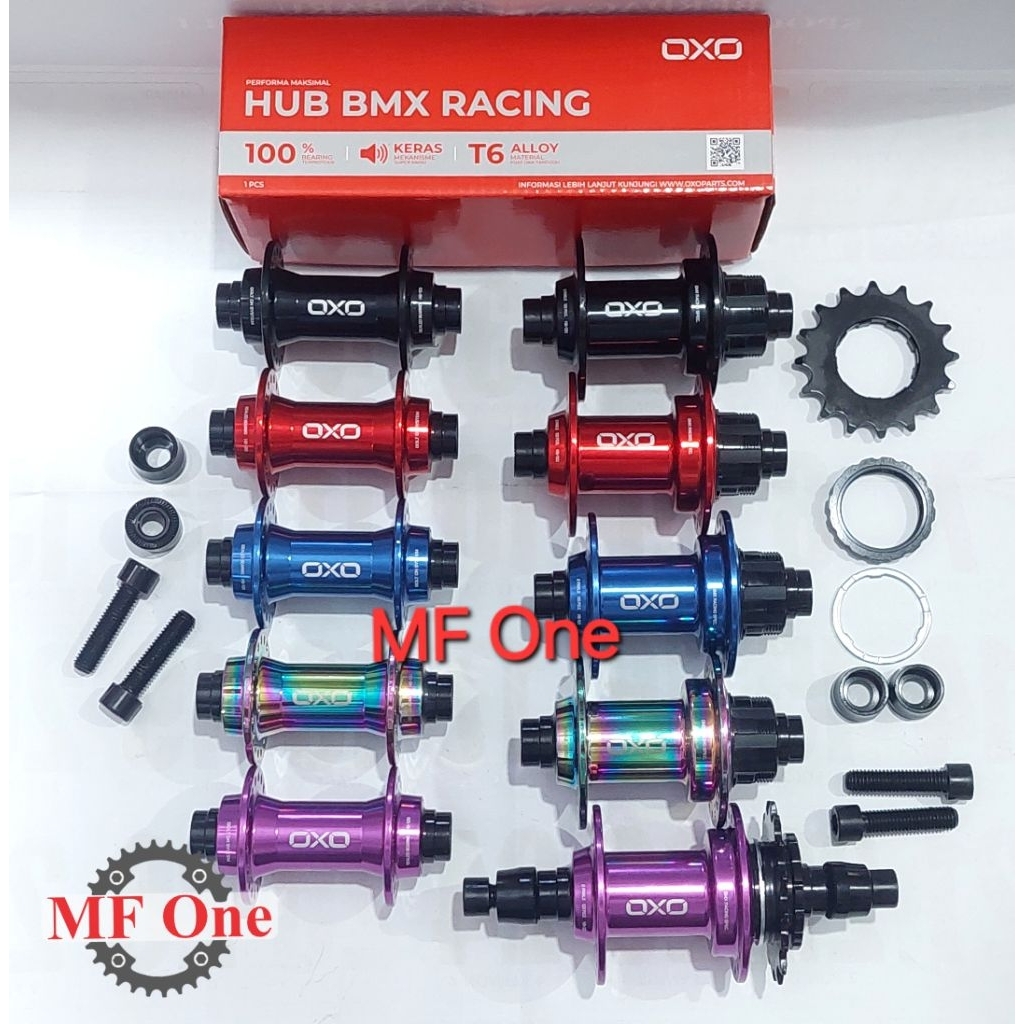 Hub Freehub BMX RACING OXO 6 Pawls HB120 36H Alloy Suara Jangkrik Rapat HB 120