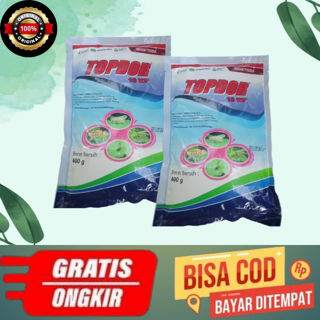 TOPDOR 10WP 400gr insektisida bahan aktif Imidakloprid
