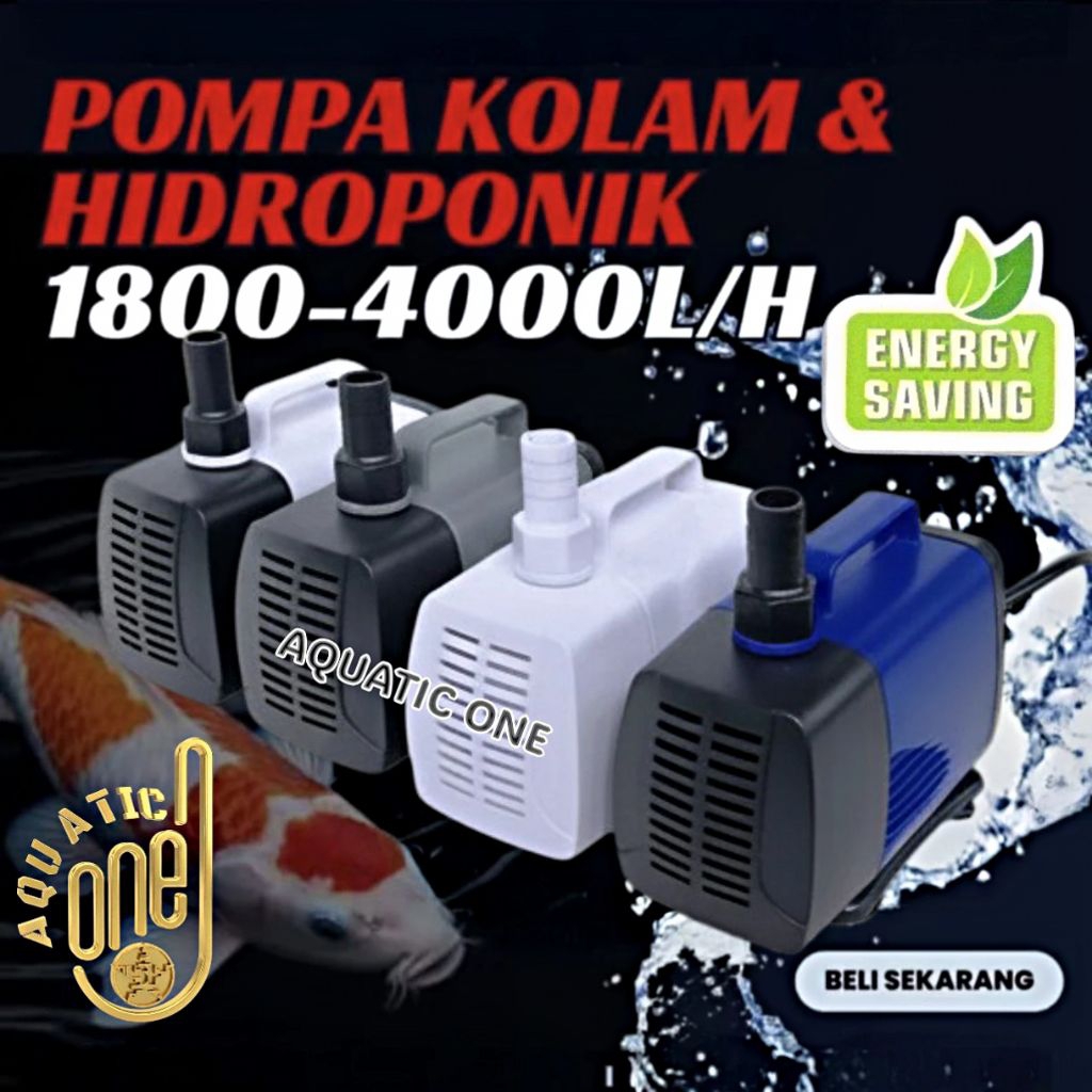 POMPA KOLAM AQUARIUM WATERPUMP   : mesin pompa celup hemat energy kapasitas semburan kuat besar dan 