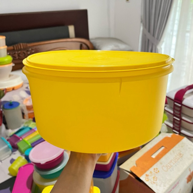 Preloved Tupperware Carry All Canister 8 L