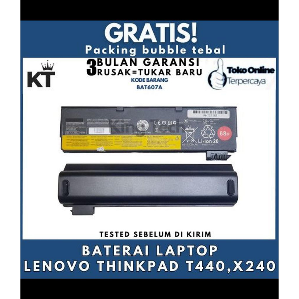 Baterai Lenovo L470-T460-T450