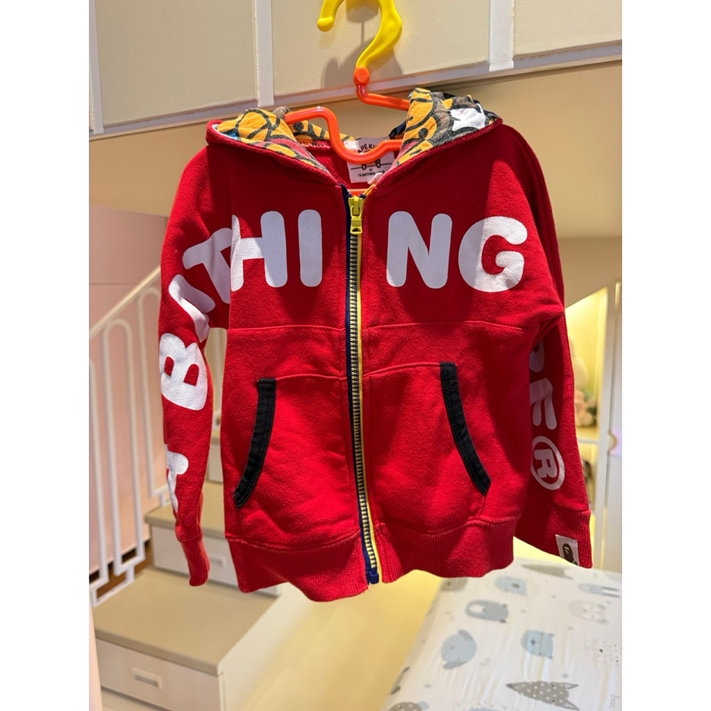 BAPE Baby Milo Zip Up Jacket Original Anak Size 90 | Jaket Anak Branded Preloved