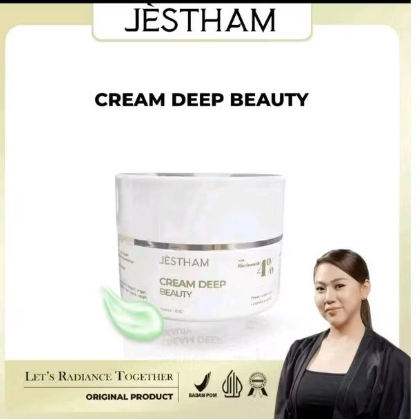 Jestham Cream Deep Bauty Original ++Pencerah++acne++glowing