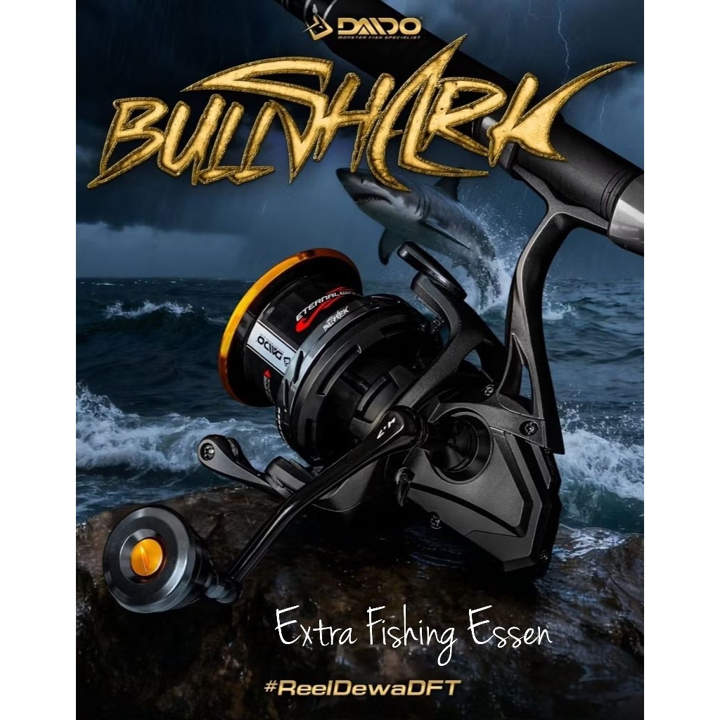 Reel DAIDO BULL SHARK 8000 10000 PS SW, Bulit for Surf Fishing Saltwater