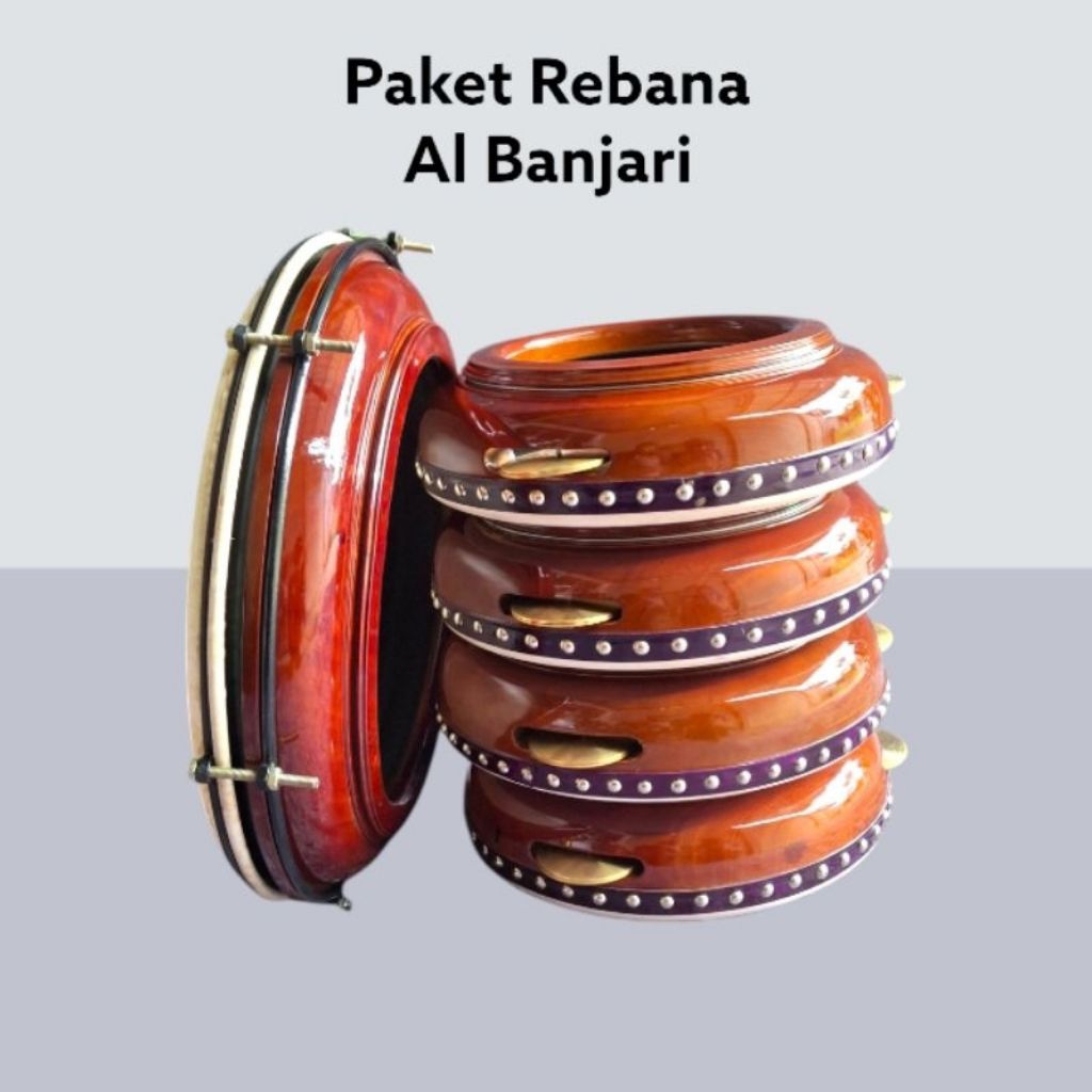 1 Set Rebana Banjari Polos
