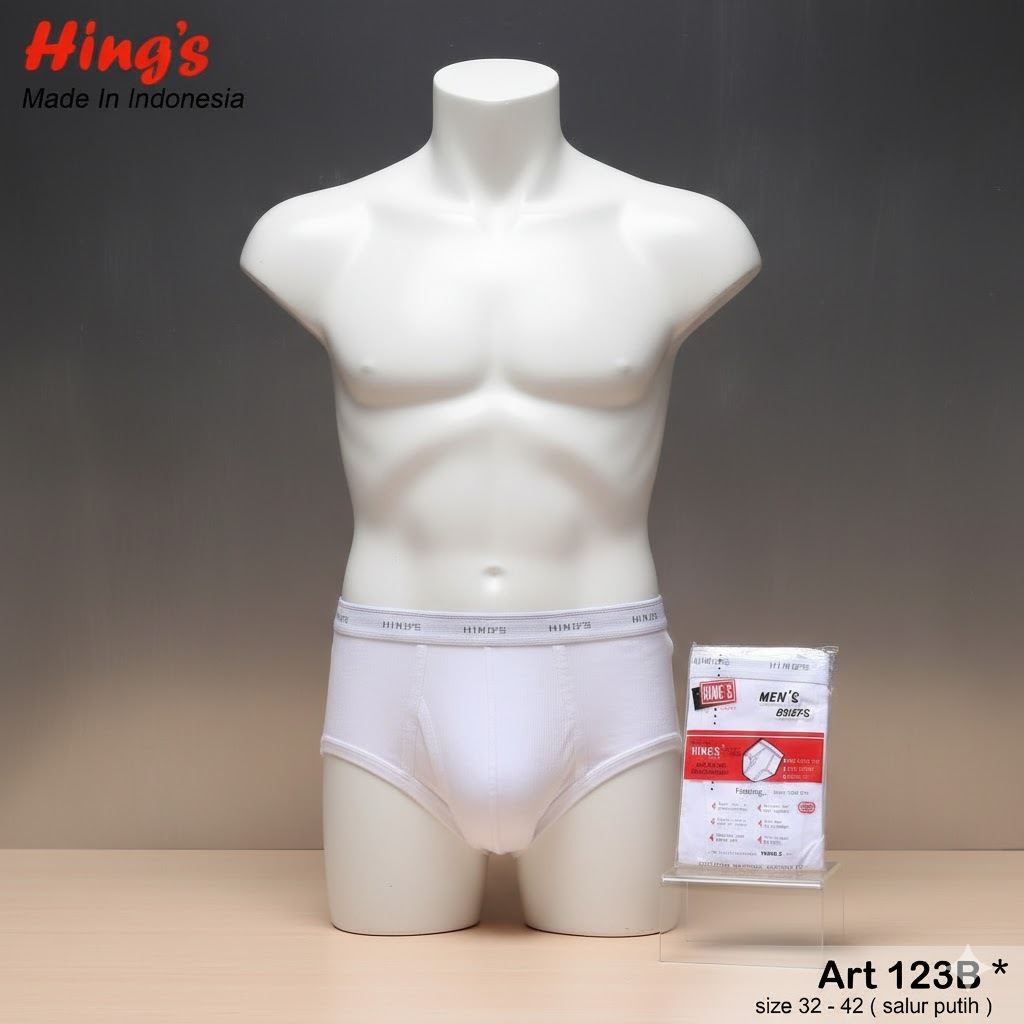 CD HING'S Pria Dewasa Putih Katun | Celana Dalam Laki-laki HINGS | Bisa Cod Hing Underwear Tokodoaib