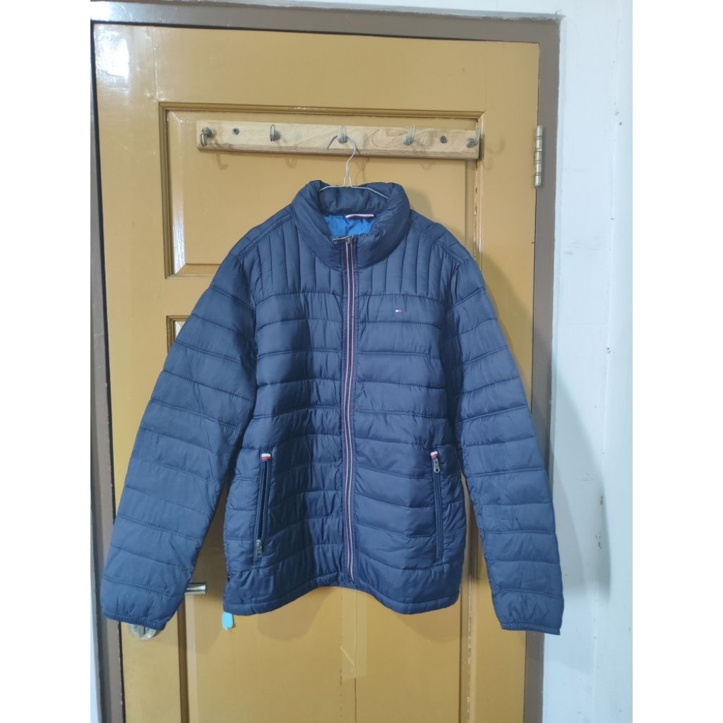Jaket Puffer Tommy Hilfiger Men's Ultra Loft Lightweight Packable Bekas