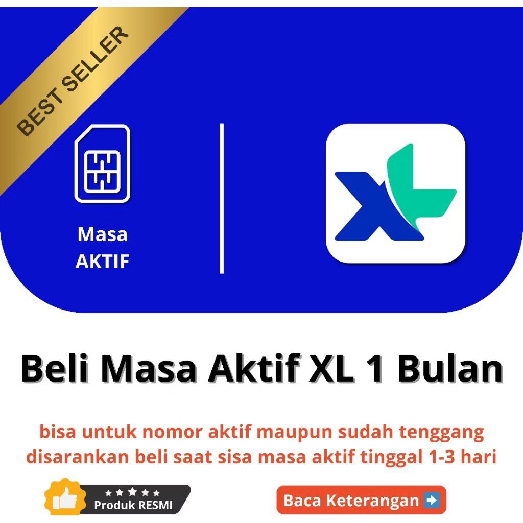 Paket Masa Aktif Kartu XL