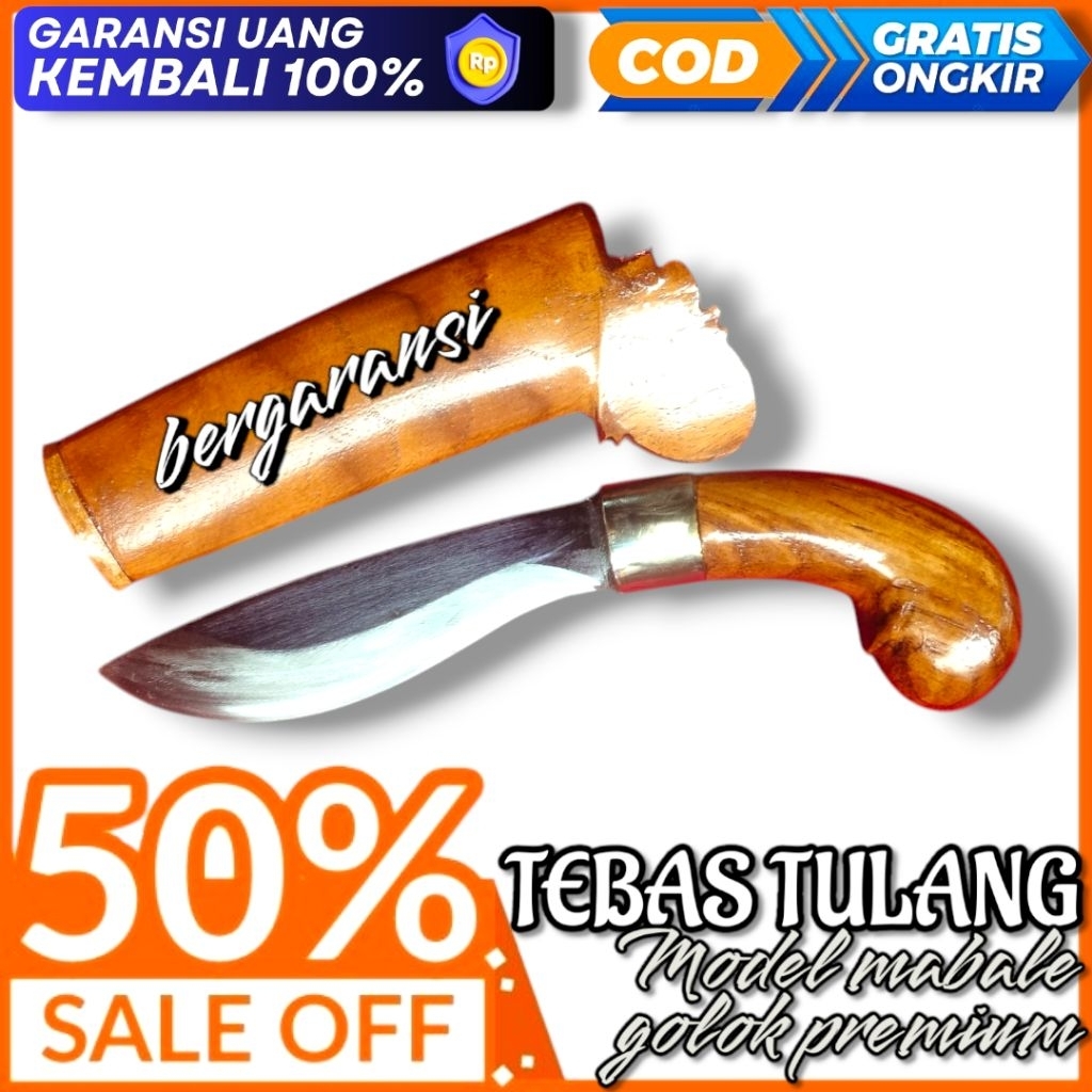 TEBAS TULANG CACAH TULANG MODEL MABALE GOLOK PREMIUM PERKAKAS KERJA SERBAGUNA