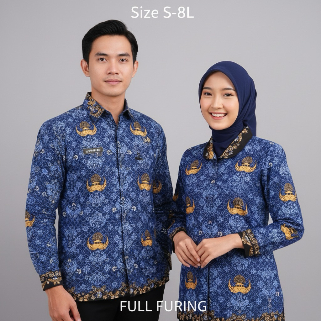 KORPRI PRIA WANITA SIZE S-8L FURING