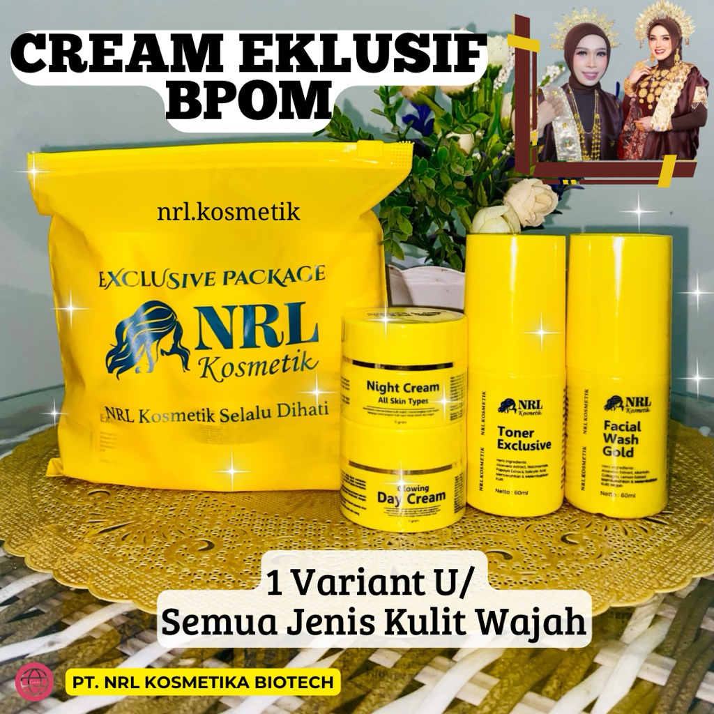 CREAM EKLUSIF BPOM NRL KOSMETIK ORIGINAL 100%