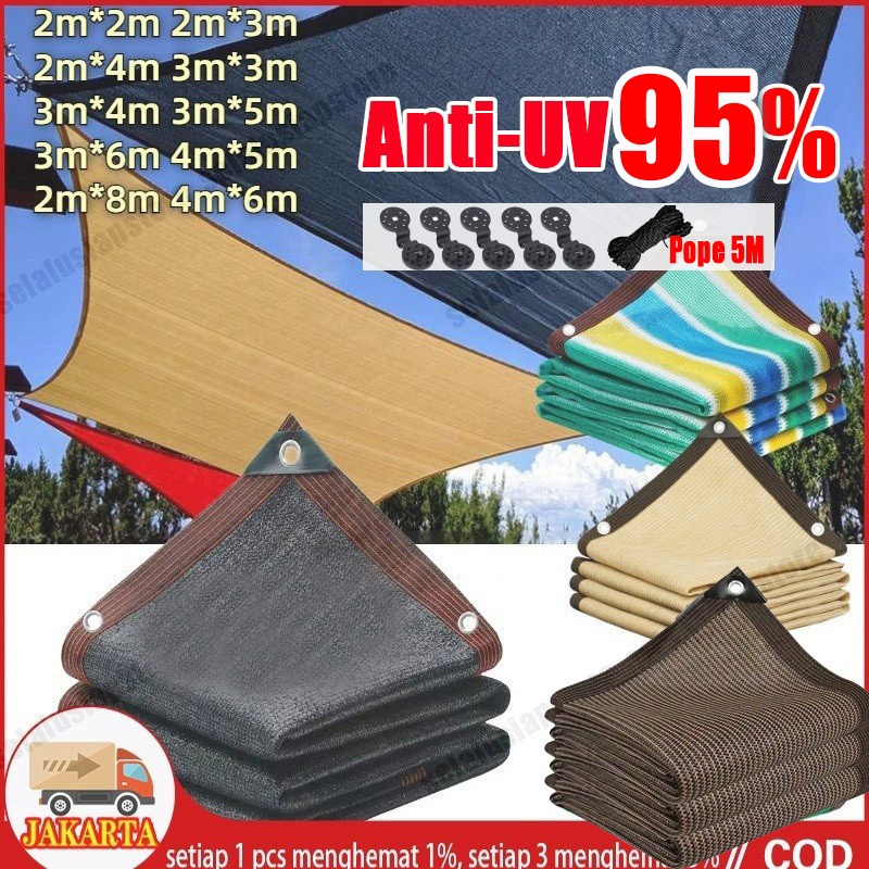Paranet 95% Anti-UV Jaring/Jaring Paranet/ Paranet Shading Net /Garden Sunshade Net /Jaring Rumah Ka