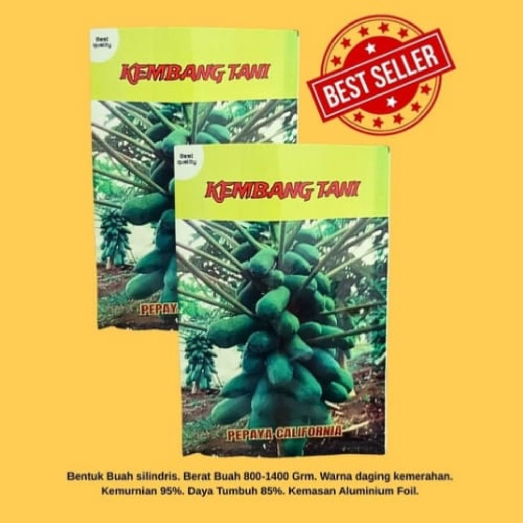 Bibit Benih Biji Pepaya California - Calina IPB9