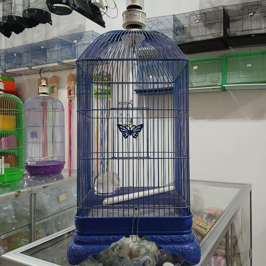 0611-BIRU KOTAK MY HOBBY SANGKAR BESI LOVEBIRD
