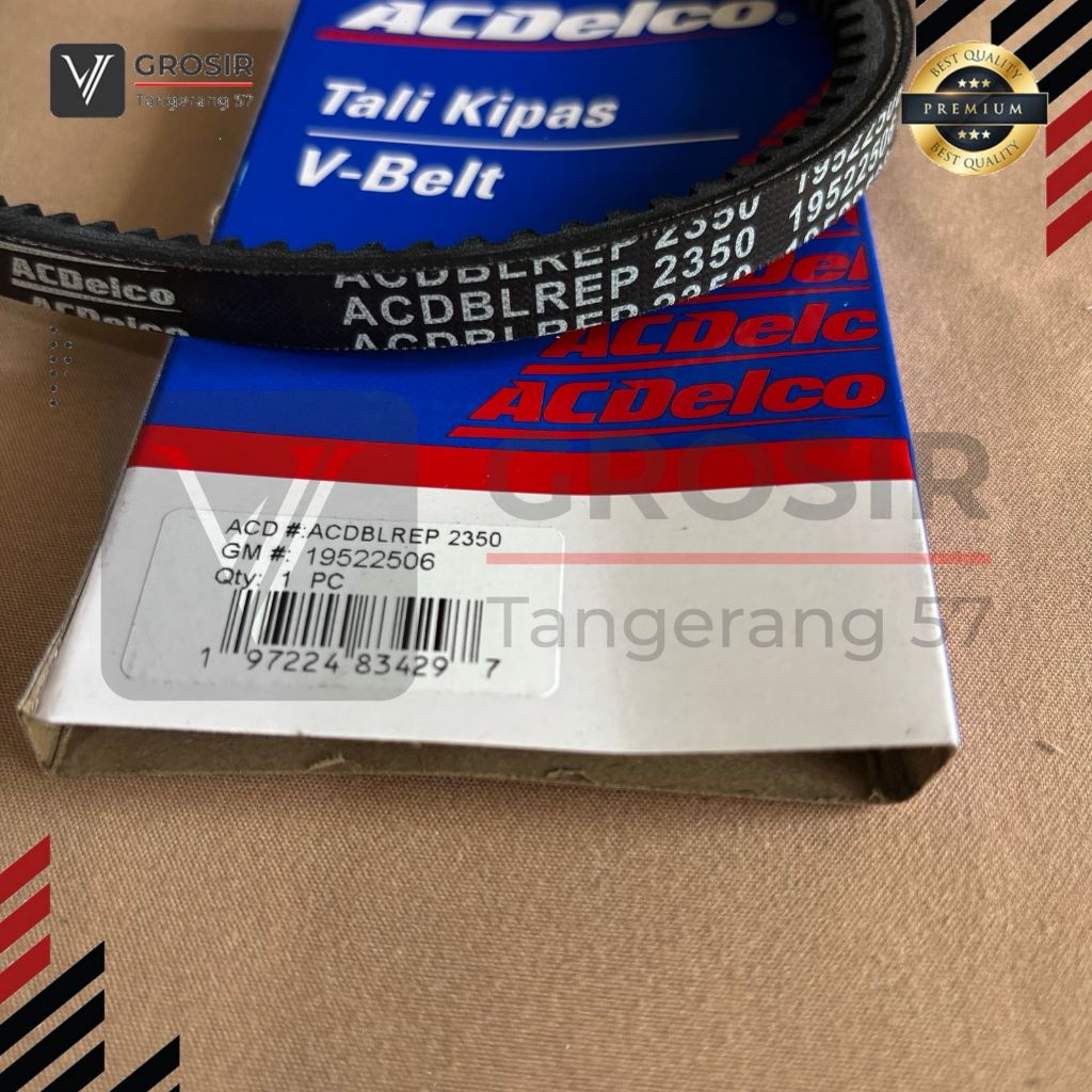 Vbelt Fanbelt Kijang Kapsul EFI LGX SGX KF70 1995-2004 ACDELCO 2506 Fan Belt Sabuk Tali Kipas V-belt