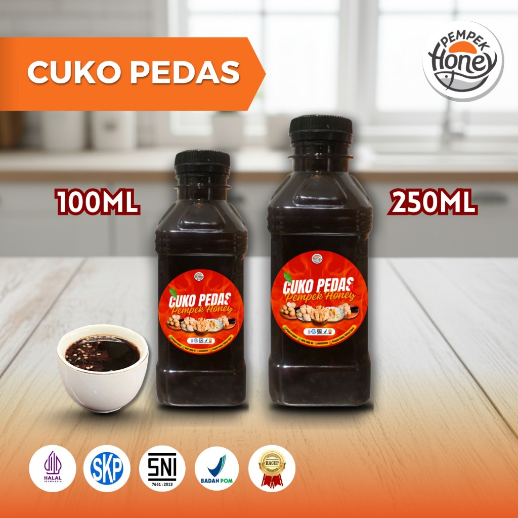 Pempek Honey Cuko Pedas  Asli Palembang
