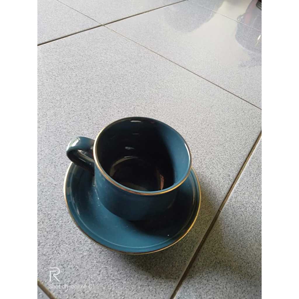 Terlaris Cangkir Set Sango Keramik 1 Cangkir 1 Lepek