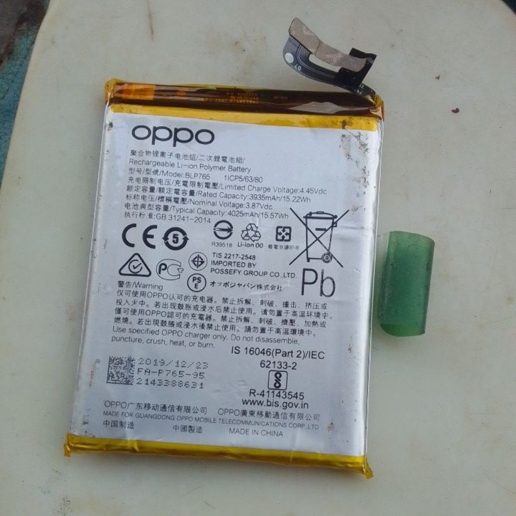 batre blp765 hp oppo a91/reno3 seken