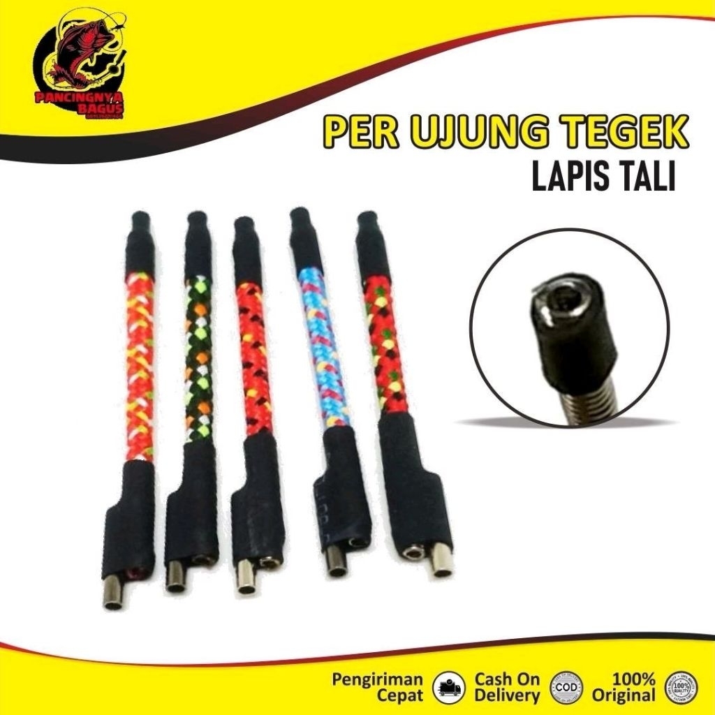 Per Pancing Ujung Perusik untuk Pucukan Pancing Joran Tegek Anti Keriting