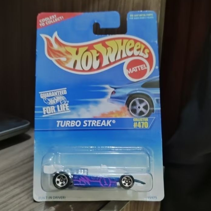 Hot Wheels Turbo Streak Built in Driver diecast Mattel