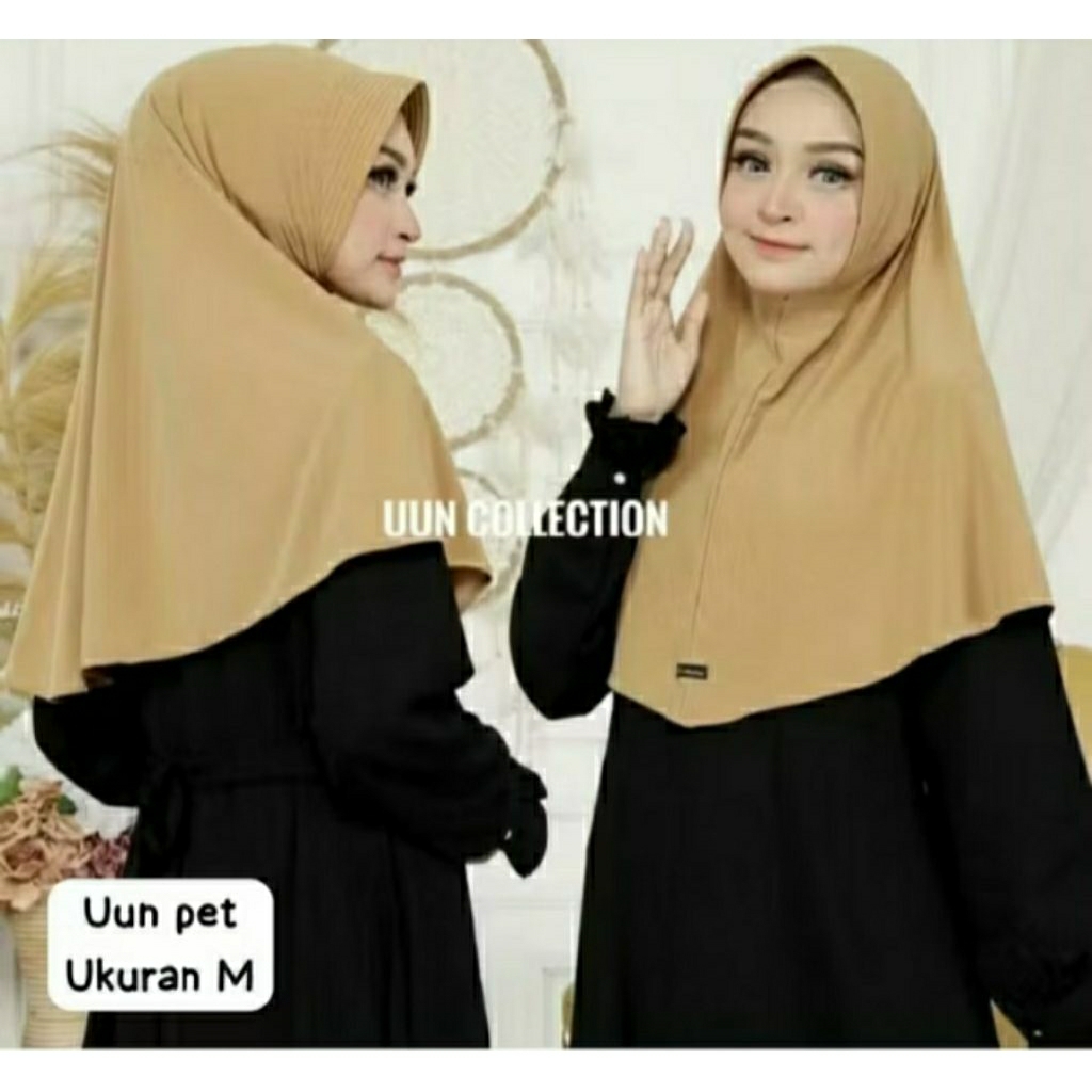 UUN Pet Biasa Tanpa Pin/Hijab Bergo UUN