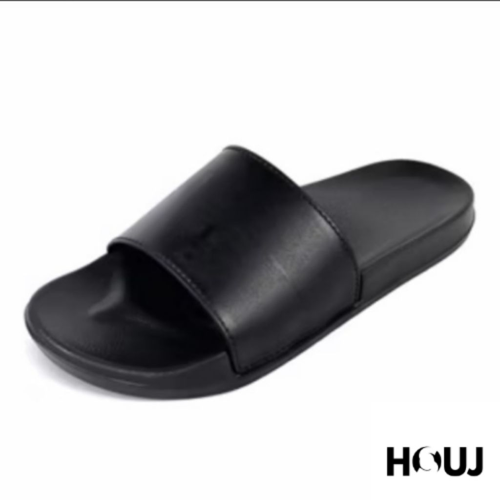 Sandal Slop Hitam Polos,Sandal Slide Pria/Wanita