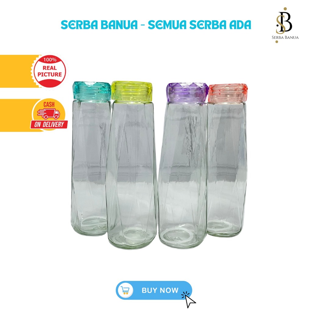 Botol kristal / Botol Kaca Diamond / Botol Unik Diamond / Botol Minum / Botol Souvenir/Tanpa Box bot