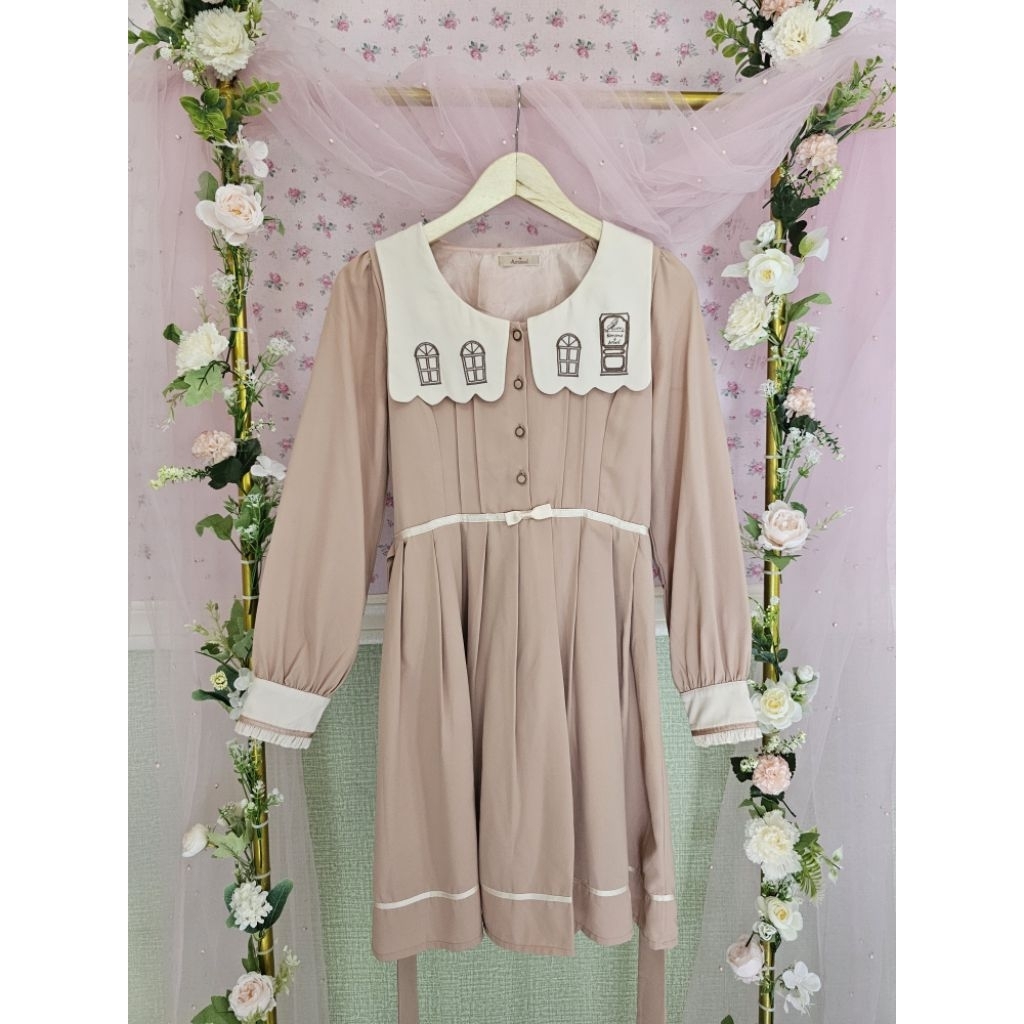 Dress Kawaii Lolita Amavel Dusty Pink Cute House