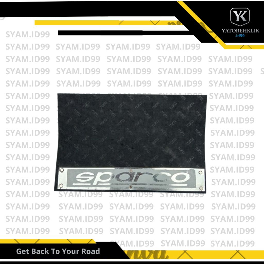 Karpet Lumpur Mobil Sparco Set 2 pcs / Karpet Roda Mobil Sparco Original / Alas Lumpur Mobil Sparco 