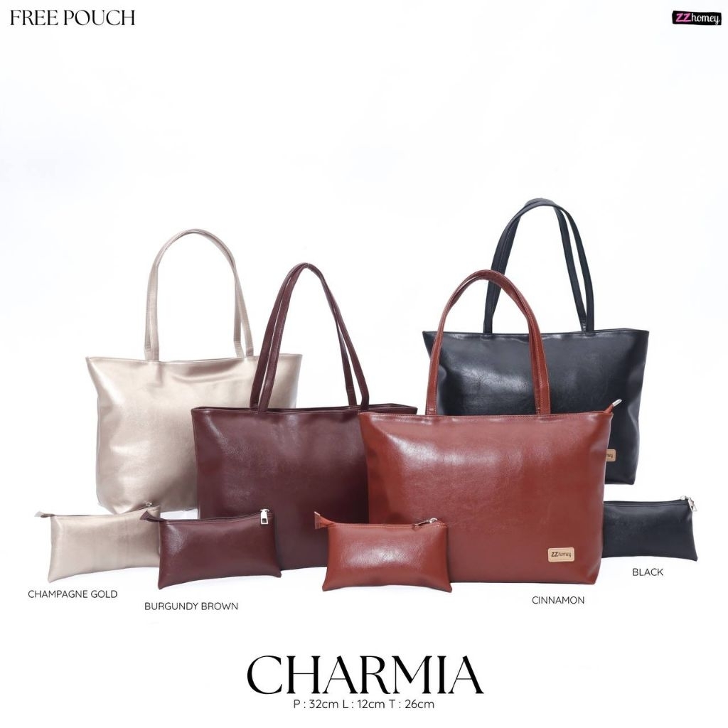 (READY) Tas Wanita Charmia Bag Totebag By Zz Homey
