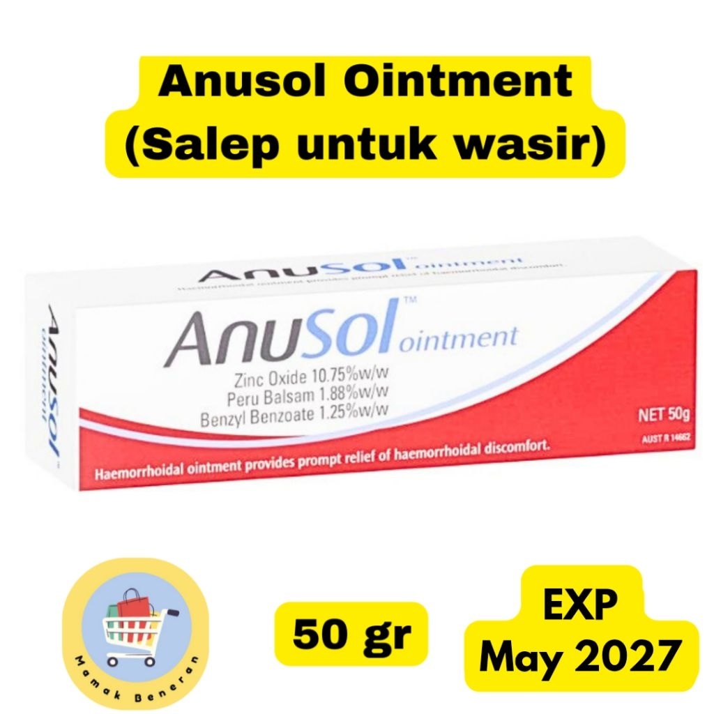 Anusol Suppositories Obat Wasir ambeien hemoroid haemorrhoid isi 12 supp