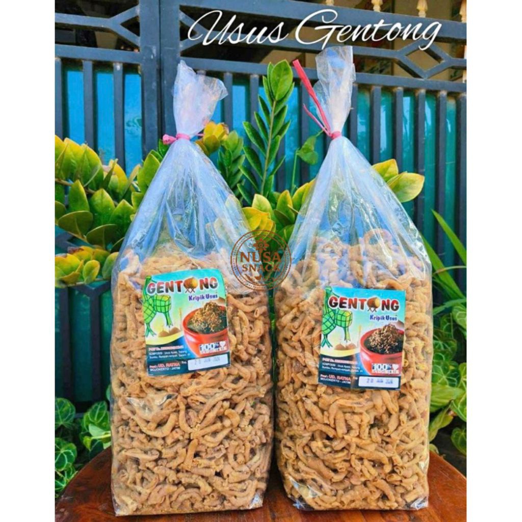 Keripik Usus Cap Gentong Berat 500 Gram