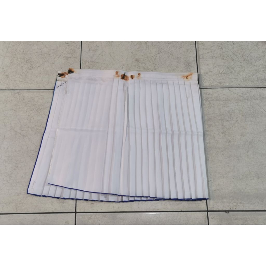 Rok tenis lipit putih UK S